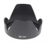 佳能单反相机EW-78D遮光罩 佳能60D70D7D 18-200镜头配件 可反扣