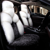 高档冬季保暖大长毛绒座套全包围短毛绒女款帕萨特昂科拉汽车坐垫