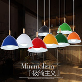吊灯灯罩简约单头装饰木头吊灯创意个性单个办公室餐厅工业风吊灯