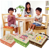儿童加高垫儿童座椅加高垫日本COGIT儿童坐垫 皮质增高3个高度调