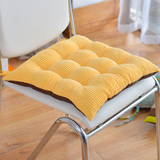 毛绒椅子坐垫防滑加厚保暖冬季办公餐椅护垫学生板凳玉米粒法莱绒