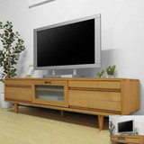进口白橡木家具电视柜纯实木家具电视柜简约现代日式电视柜可定制