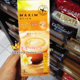 日本Maxim 鮮奶咖啡 5包 进口牛奶飲品沖飲料拿铁 香港代购