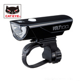 CATEYE猫眼 VOLT100 USB充电头灯前灯自行车夜行灯自行车骑行装备