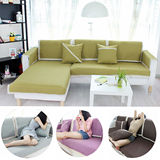 棉麻沙发垫紫色灰色绿色沙发垫定做现代简约四季防滑亚麻沙发巾
