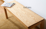 宜家 日式 实木长凳 餐厅餐桌椅 白橡木家具 木条凳 简约现代
