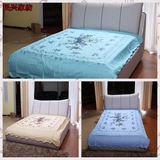 上海老式传统国民老式床单纯棉丝光加厚斜纹全棉活性被单件 特价