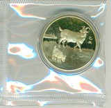 2015年生肖（羊）纪念章铜章直径33毫米沈阳造币厂