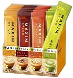 日本原装AGF maxim 4种口味精选(摩卡焦糖牛奶咖啡抹茶拿铁)20条