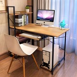 电脑桌 台式桌家用简约现代书柜简易办公桌书桌书架组合写字台