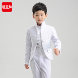 男童儿童钢琴演出服小西装 韩版英伦婚礼服套装 秋新款潮花童礼服