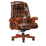 豪华大班椅老板椅真皮办公室用双功能可躺下进口头层牛皮转椅现货