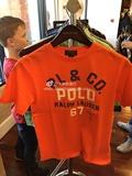 美国代购拉夫劳伦Ralph Lauren POLO儿童版小马标短袖印花T恤衫