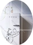 背景壁纸挂画卡通老鼠墙贴 猫和老鼠杰瑞鼠宿舍订做儿童房装饰品