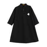 包邮！韩国童趣 原创设计大魔树DAMOOSHU2015魔术系列黑色POLO衫