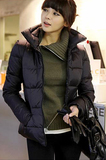 韩国2014新品女款大码女装胖mm短款修身高领冬装外套小棉衣女潮