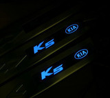 起亚K5专用LED不锈钢迎宾踏板 带灯门槛条 迎宾踏板带灯