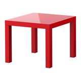 小江IKEA宜家代购家居 拉克 边桌 高光红色 学习桌儿童小桌子茶几