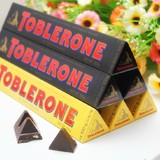 8080专供 Toblerone 瑞士三角黑巧克力 100g 牛轧糖三角巧克力
