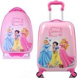迪士尼儿童拉杆箱可爱公主旅行箱包行李箱女童拖箱万向轮16寸18寸