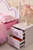 韩式粉色儿童套房 女孩家具套房组合 欧式公主儿童环保整套双人床