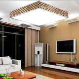 简约现代LED长方形水晶卧室温馨家庭创意亚克力小客厅灯罩吸顶灯