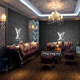 大型壁画3D奢侈品牌拼图壁纸香奈儿KTV酒吧主题宾馆包厢橱窗墙纸