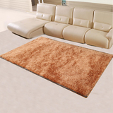 简约时尚超柔软客厅茶几亮丝地毯卧室满铺床边地毯加密韩国丝地毯