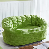 时尚创意单人沙发小户型沙发客厅卧室懒人沙发兰瓜沙发组合特价