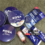 粥妈日本代购妮维雅NIVEA蓝铁盒罐限量版雪花小人普通版面霜护手