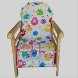 婴儿童宝宝实木餐椅套垫子连体椅子套棉垫通用型纯棉坐垫子靠背套