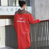 韩版户外雨衣登山徒步旅游钓鱼超轻背包罩成人连体三合一雨披加厚