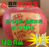 【首农】平安夜 平安果 带字苹果 特大苹果 富士苹果 南口农场