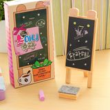 咔巴熊 韩国可爱小黑板桌面创意留言板小清新家用支架式迷你黑板