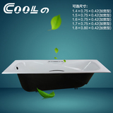 1.5/1.6/1.7米铸铁浴缸酷德卫浴 嵌入式搪瓷高温釉面 浴盆 1.4/