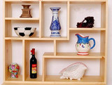 特价实木书架置物架墙上书柜壁柜挂墙艺术装饰品陈列隔板可定做