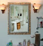 促销电子防雾镜穿衣镜欧式浴室镜卫生间镜子壁挂方形香槟