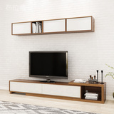 布拉德客厅小户型电视柜茶几组合成套简约现代板式挂柜家具