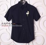 B2CC62261 太平鸟男装 2016夏装新款 短袖衬衫 专柜正品代购