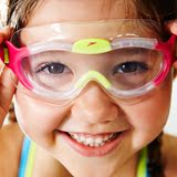 speedo儿童泳镜男童女童大框游泳镜防水防雾宝宝游泳眼镜2-6岁