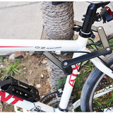 自行车钢板关节折叠锁便携式美利达捷安特大行运动单车锁防盗包邮