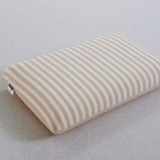 针织棉面包型记忆枕枕套矮枕头夏天 慢回弹太空保健颈椎护颈枕芯