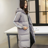 2016新款冬装韩版学生中长款加厚棉衣女保暖大码连帽外套女棉袄潮
