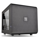 Tt机箱 Core V21 台式电脑迷你透明机箱 水冷游戏 M-ATX小机箱