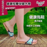 越南温突健康拖鞋按摩保健木屐夏季木拖鞋木板鞋男女室内家居足疗