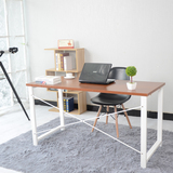 简约时尚台式电脑桌家用写字台  现代职员工作钢架办公桌椅家具