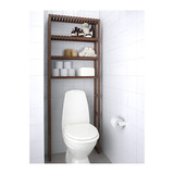 正品北京宜家代购IKEA莫尔加浴室洗衣机马桶置物架开放式储物装置