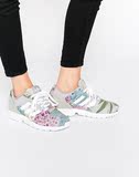 【英国代购直邮】Adidas 阿迪达斯布面印花系带综合运动女鞋 2.24