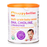 美国禧贝Happy Baby 3段混合谷物米粉糊 益生菌有机进口宝宝辅食