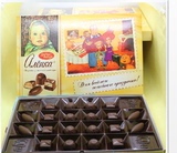 俄罗斯巧克力礼盒 红色十月 大头娃娃 阿廖卡 果仁夹心礼盒巧克力